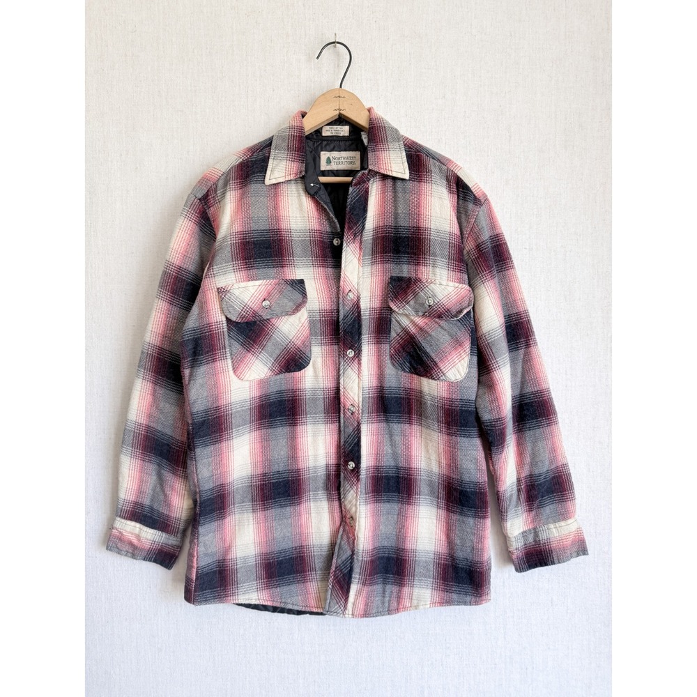 Northwest‎ Territory plaid flannel quilted jacket size S